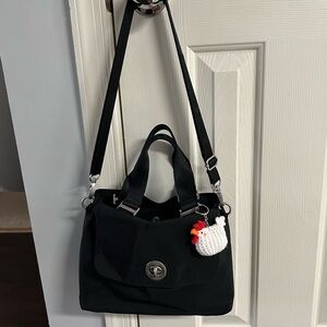 Baggallini Satchel, Tote with Multiple Compartments Turnlock, Crossbody Strap